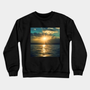 Sunrise from Ocean Crewneck Sweatshirt